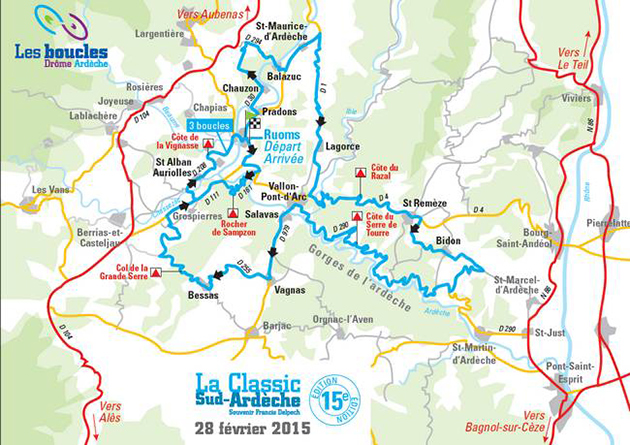 Sud Arche race map